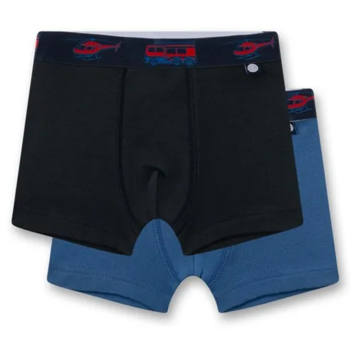 Sanetta - Kid's Doppelpack Shorts 337299 - Unterhose Gr 140 schwarz