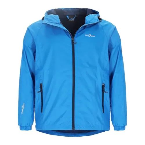 Blue Wave Herren Funktionsjacke Fabian - Wetterfeste Outdoor-Jacke in Royal 6XL - Hochwertige Herren Funktionsjacke, ideal für Outdoor-Aktivitäten. Mit 5000 mm Wassersäule, verstellbarer Kapuze und reflektierenden Elementen bietet sie besten Schutz und Komfort bei jedem Wetter.