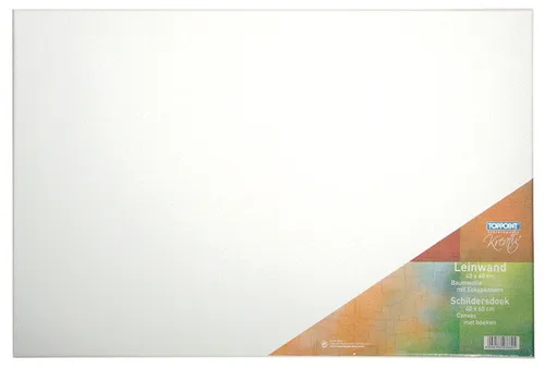 Stylex Keilrahmen 28662, 40 x 60 cm - 6 Stück - Schreibutensilien - Hochwertige 100% Baumwollleinwand (280g/m²), ideal für Gouache, Öl- und Acrylfarben. Perfekt für kreative Projekte!
