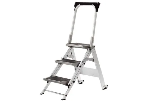 JUMBO Stillads Klapptrittleiter Aluminium 3 Stufen 