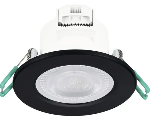 LED Einbauleuchte IP65 5,5W 550 lm einstellbares weiß schwarz Ø 8,7/6,8-7,4 cm 2