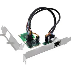 InLine Mini-PCIe Netzwerkkarte 1x RJ45 Half-Size