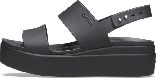 Crocs Herren Brooklyn Low Wedge Sandalen - Damenmode mit überlegener Ganztageskomfort dank LiteRide-Schaumtechnologie – ideal für stilvolle Alltagslooks und müheloses Tragen von Arbeit bis Freizeit.