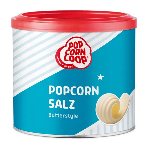Popcornsalz Butter Style 300g mit Butter Aroma Popcorn Mais Gewürz