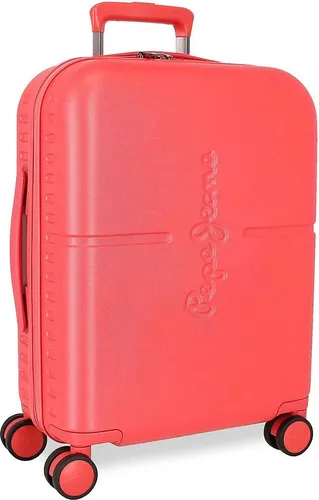 Pepe Jeans Highlight Kabinenkoffer, Rot - Handgepäck mit 37 l Volumen, leichtes ABS-Material, integrierter TSA-Verschluss für sicheres Reisen und 4 wendige Doppelräder für müheloses Manövrieren.