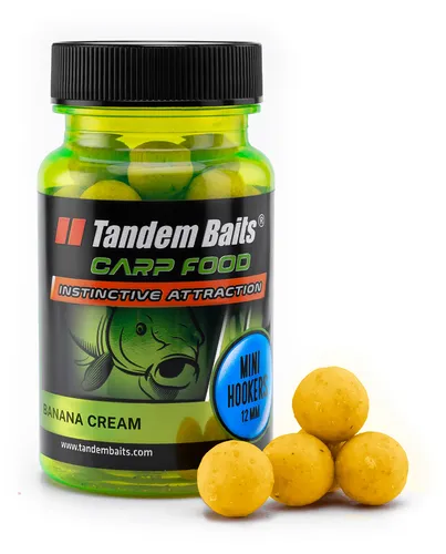 Carp Food Perfection Mini Hookers 12 mm / 50 g Bananencreme