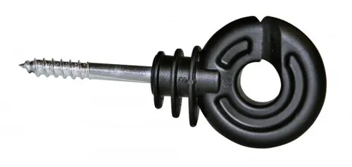 Ringisolator kompakt schwarz kurze Stütze Kerbl 44306