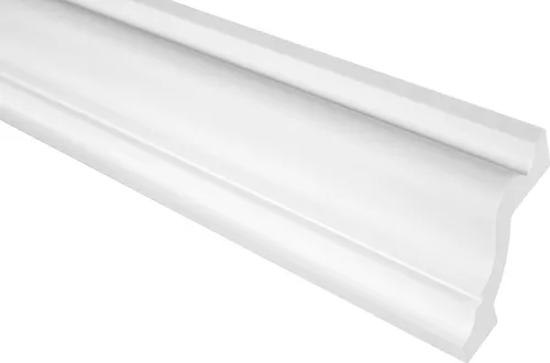 Hexim Stuckleiste P834, 10 Meter - Moderne PU Deckenleisten für ein stilvolles Zuhause - Deckenleisten aus hochwertigem Polyurethan, stoßfest und feuchtigkeitsresistent. Einfache Montage und vielseitige Designs für jeden Raum.