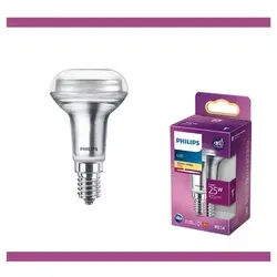 Philips LED Reflektor 25W E14 warmweiß - Energieeffizienter LED Reflektor mit warmweißem Licht (2700 K) für eine angenehme Atmosphäre. Ideal als Ersatz für herkömmliche Reflektorlampen, langlebig mit 15.000 Stunden Lebensdauer.