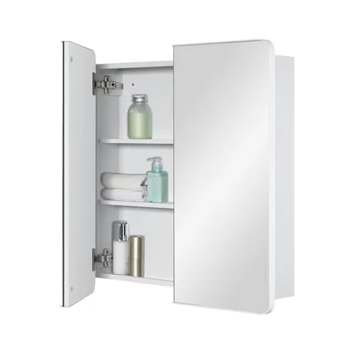 Fundin Badezimmer-Spiegelschrank mit Stauraum
