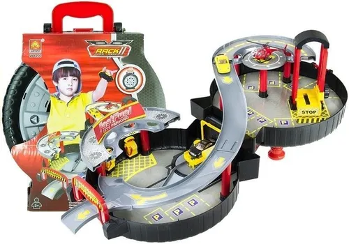 Parkplatz Auto Garage Kofferraum Kreis Zwei Ebenen