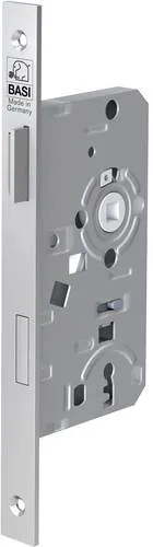 Basi 9210-5512 Einsteck-Zimmertürschloss Silber von BASI