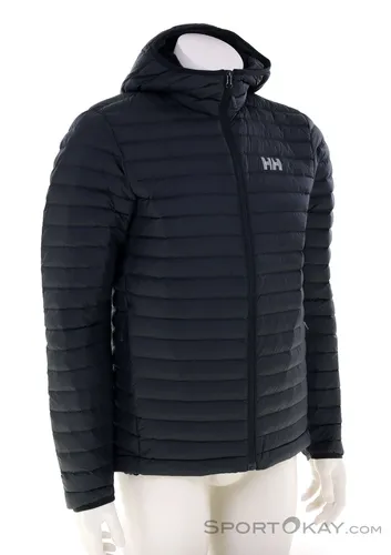 Helly Hansen Sirdal Herren Jacke - Isolierte Kapuzenjacke in Schwarz, Größe M - Daunenjacke mit hervorragendem Wärme-Gewichts-Verhältnis, umweltfreundliche ECOLoft Air SR-Isolierung und strapazierfähigem Ripstop-Material für optimale Bewegungsfreiheit.