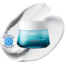 Vichy Minéral 89 Creme reichhaltig ohne Duft 50 ml - Reichhaltige Feuchtigkeitscreme für intensive Hydration und Pflege. Ideal für trockene Haut, sorgt für ein frisches Hautgefühl. Perfekt für die tägliche Anwendung.