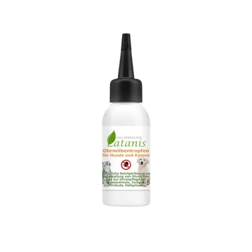 Latanis OT16 Forte - Ohrmilbentropfen für Haustiere, Extra stark - 50 ml Pflege