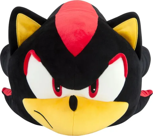 Club Mocchi Mocchi Sonic The Hedgehog Shadow Mega Plush Toy - 15 - Spielfigur Spielsets: Superweiches und knuddelbares Plüschtier mit einzigartiger matschiger Textur, perfekt für Sammler und Fans aller Altersgruppen.
