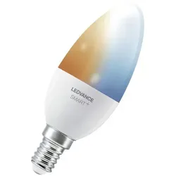 Ledvance LED Smart+ Kerze 4,9W = 40W E14 matt 470lm Tunable White CCT 2700K-6500K Dimmbar App Google Alexa Bluetooth