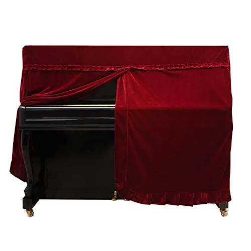 Klavierbezug, Dust and Scratch Protection, Colorfast Design, Decorative Piano Cover, Dustproof & Scratch Resistant, for Home, Music Schools, Professional Studios