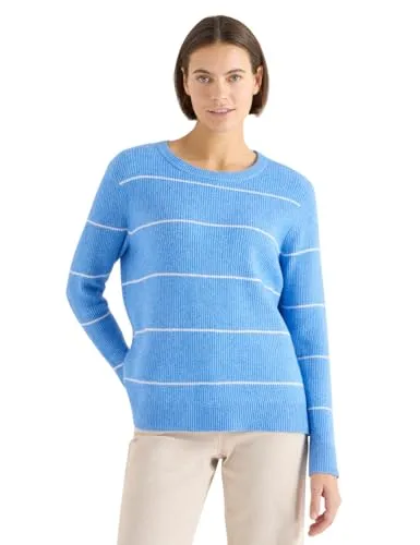 Cecil Damen Gestreifter Strukturpullover