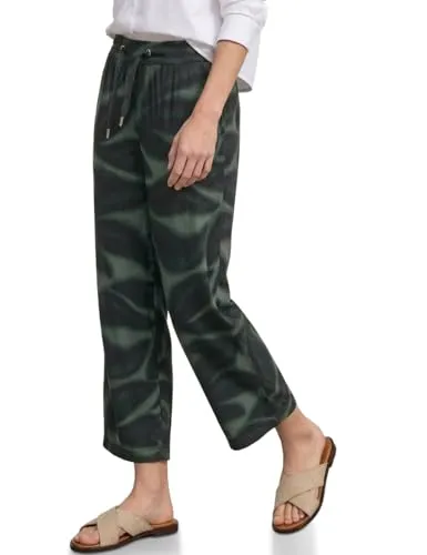 Street One Wide Leg Hose deep Bound Green 44 - Modische Stoffhose im Loose Fit mit weitem Bein und hohem Bund. Ideal für einen lässigen Look. Maße bei EU-Größe 38: Taillenabschluss 41 cm, Innenbeinlänge 65 cm.