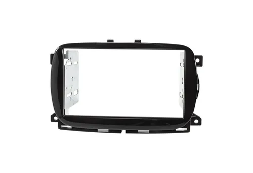 tomzz Audio Doppel DIN Radioblende passt für Fiat 500 ab 2016 500 Abarth Piano Lac Autoradio