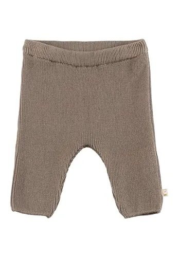 Sterntaler Hose - Unisex Babyhose mit elastischem Bündchen - Strickhose aus hautsympathischem Baumwollgarn - Bequeme Baby und Kinder Schlupfhose, Kinderkleidung ab Geburt, braun, Größe 86