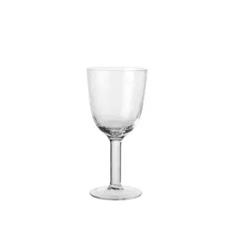 Broste Copenhagen Hammered Weißweinglas - Elegantes Stielglas für Weißwein, in Geschenkbox mit besonderem Verschluss. Ideal für festliche Anlässe oder als stilvolles Geschenk.