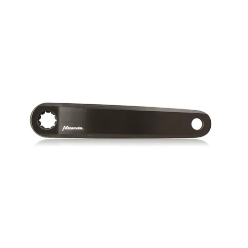 Miranda Double Diamond-Kurbel-Set, Schwarz, Unisex, 170 mm - Kurbel & -garnituren, kompatibel mit allen Bosch eBike Mechanismen, aus leichtem kaltgeschmiedetem Aluminium für optimale Leistung und Langlebigkeit.