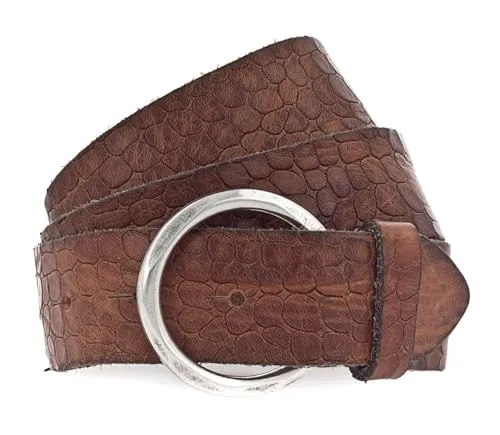 b.belt Sue Ledergürtel W90 Baileys - Damen-Gürtel mit einzigartigem Muster, ideal für einen perfekten Sitz und das gewisse Etwas in jedem Outfit.