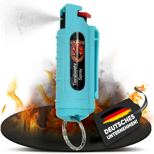 Wilhelm Pfefferspray 16 ml Schlüsselanhänger türkis Tierabwehr CS Gas KO 1 x