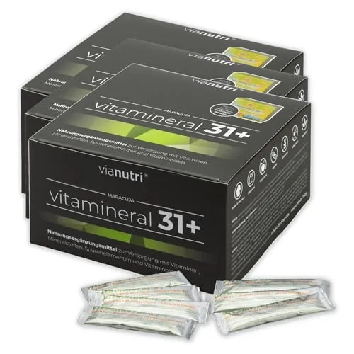 MULTIVITAMIN hochdosiert - 3 x 30 Beutel für unterwegs - Multivitaminpräparate & Mineralien mit hochwertigen Vitaminen und besonderen