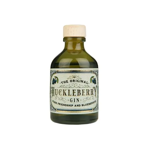 Huckleberry Gin | aus frischen Heidelbeeren destilliert | Miniatur Gin zum Probieren oder Verschenken | 0,05l | 44%