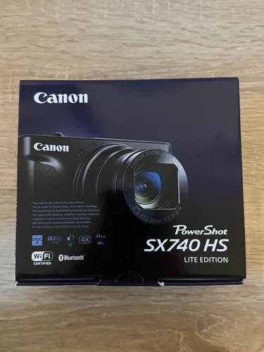 Canon PowerShot SX740 HS - Digitale Kompaktkamera, 20,3 MP mit 40x optischem Zoom und 4K Videoauflösung, ideal für beeindruckende Reiseaufnahmen