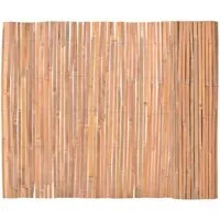 vidaXL Bambusmatte 100x400 cm - Sichtschutzmatte für Garten und Terrasse - Dekorative Zäune – Hochwertige Bambusmatte, ideal für Sichtschutz und kreative Gestaltung. Einfach zu montieren und bringt tropisches Flair in Ihren Außenbereich.