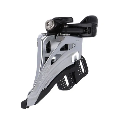 Shimano Deore FD-M4100-E Umwerfer - Doppelter Umwerfer für 10-fach Schaltungen, ideal für präzises Schalten und vielseitigen Einsatz. Robuste Bauweise für langanhaltende Leistung.