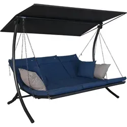 Hollywoodschaukel Swing 3-Sitzer Smart denim von Angerer