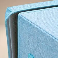 Lifeney Aufbewahrungsbox mit Deckel, Waschbär, blau, 33x33x33cm 833080