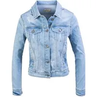 Rock Creek Jeansjacke Regular Fit - Funktionsjacke mit klassischem, geradem Schnitt, zwei Brusttaschen und spitzem Kragen – ideal für lässige Looks und vielseitige Outfits.