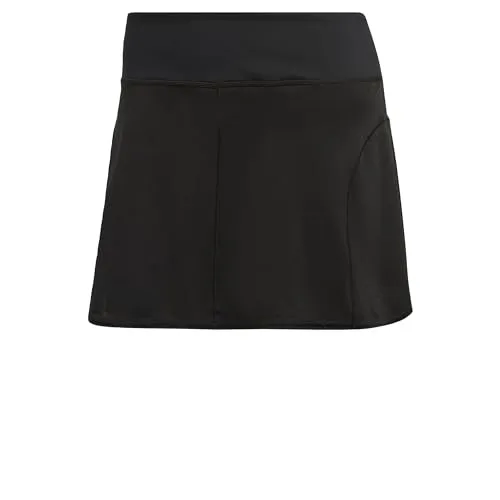 adidas Damen Rock Match Skirt, Schwarz, XS - Kühlender Tennisrock aus recycelten Materialien für optimalen Tragekomfort. Regulär geschnitten mit hohem Bund und elastischem Bund – ideal für sportliche Aktivitäten.