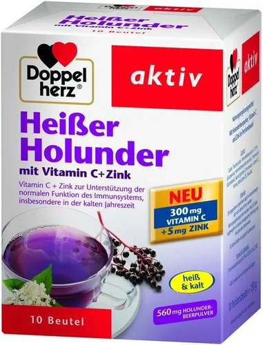 Doppelherz Heisser Holunder Granulat