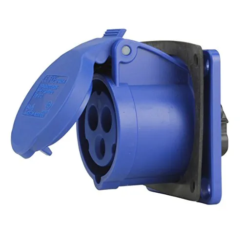 Unitec 47412L Caravan-CEE-Anbausteckdose, 3-polig