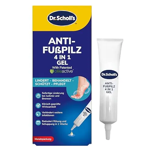 Dr. Scholl’s Fußpilzgel 4-in-1-Behandlung – Effektive Linderung für Ihre Füße
