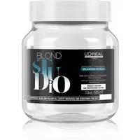 L'Oreal Blond Studio Decoloración Platinium Plus 500 g - Haarfarbe - Hochleistungsblondierung für intensive Aufhellung, ideal für strahlende, platinblonde Ergebnisse.