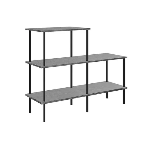 HOME DELUXE Regal INDU Dark Oak 140 x 35 x 110 cm in schwarz von Home Deluxe