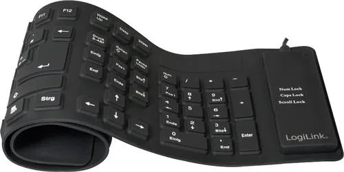 LogiLink ID0019A Faltbare USB-Tastatur