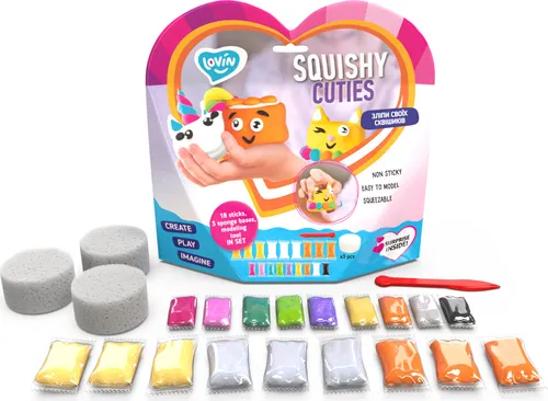 Basteln Sie niedliche Figuren aus Schaumstoff Set