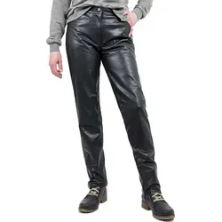 Maddox Damen Lederhose Lammnappa schwarz Größe 42 von Maddox