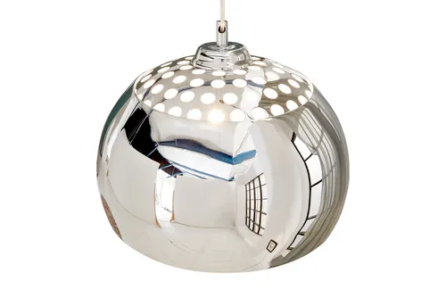 Riess-Ambiente Hängeleuchte CHROME BALL 32cm - Moderne Metall-Hängeleuchte in chrom, ideal für Wohnzimmer und Esszimmer. Hochwertiges Design schafft individuelle Akzente und Wohlfühlatmosphäre.