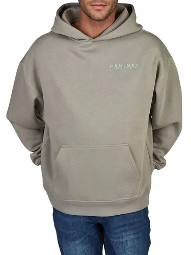 DENIMFY Hoodie Herren Oversize DFMaxim Kapuzenpullover - Stylischer Oversized Kapuzenpullover aus hochwertiger Baumwollmischung mit Kängurutaschen und 3D Artwork. Ideal für Freizeit und Sport, hält warm und bietet hohen Tragekomfort. Erhältlich in vielen Größen und Farben.