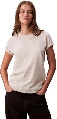 CALVIN KLEIN JEANS Archive Jersey Crew Tee EU in braun von Calvin Klein